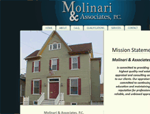 Tablet Screenshot of molinari.us